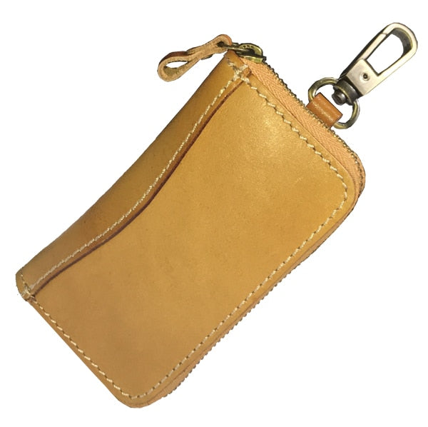 Vintage Genuine Leather Key Holder Wallet