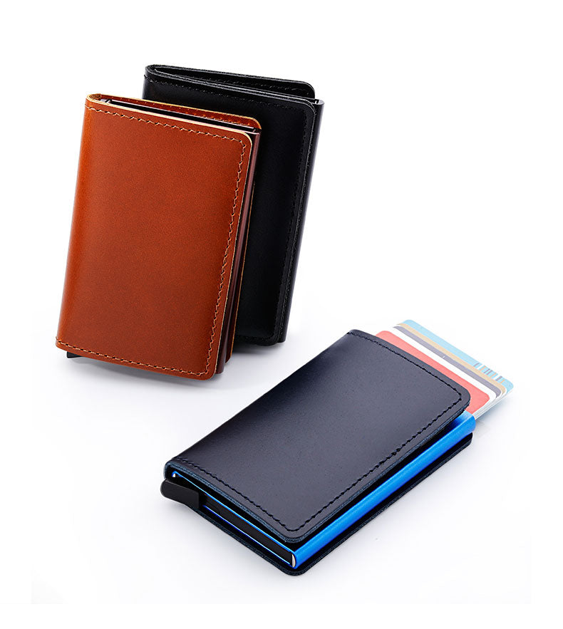 Genuine Leather Credit Card Holder Wallet