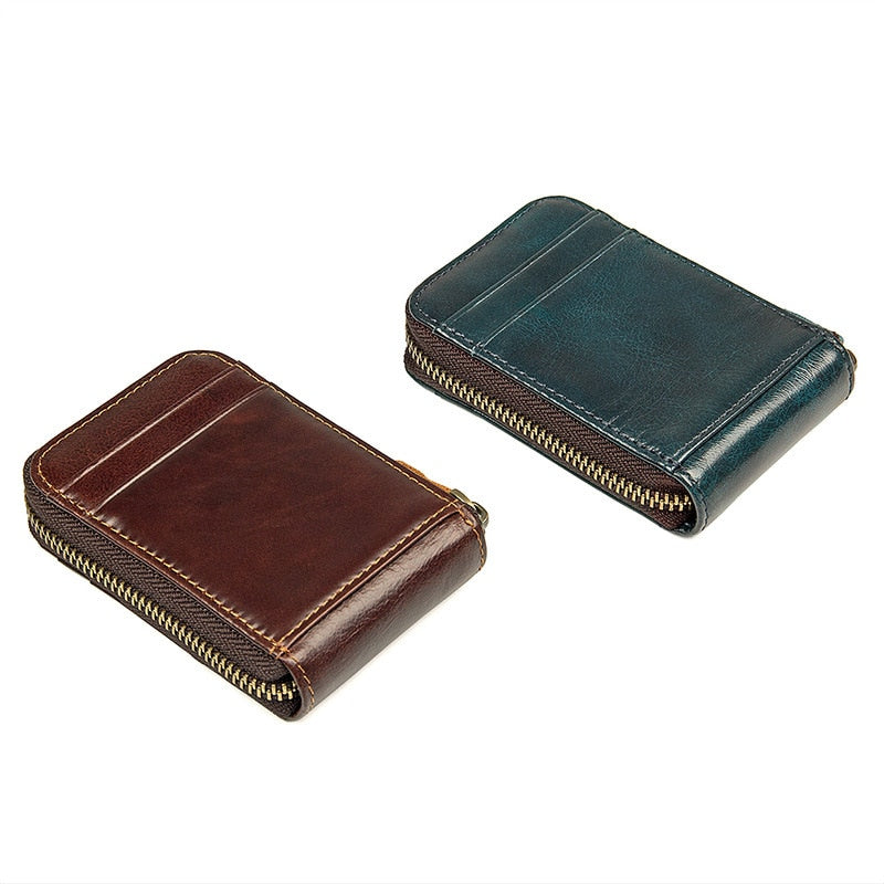 Genuine Leather Credit Card Holder Wallet